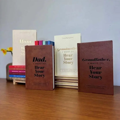 Dad, I Want To Hear Your Story - Leather Hardcover